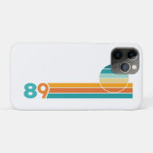 レトロサンセット89 ビーチタオル Case-Mate iPhoneケース (裏面(横))