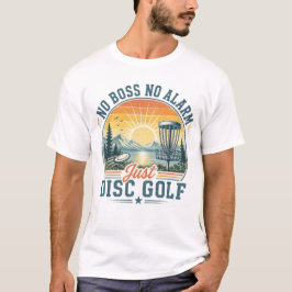レトロサンセット ディスクゴルフ Tシャツ