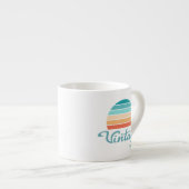 レトロサンセット+ヴィンテージスクリプト動揺して エスプレッソカップ (正面右)