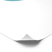 レトロサンセット+ヴィンテージスクリプト動揺して ポスター (コーナー)