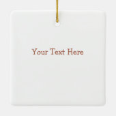 レトロサンタおもちゃクリスマスオーナメント セラミックオーナメント (裏面)