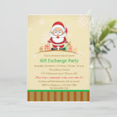 レトロサンタと贈り物 招待状 (スタンド正面)
