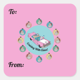 レトロサンタの好意 スクエアシール