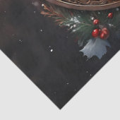 レトロサンタエレガントインフレームデカップクラフト紙 薄葉紙 (詳細)