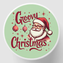 レトロサンタクリスマスグルーヴィホリデイスタイル