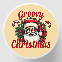 レトロサンタクリスマスグルーヴィホリデイスタイル