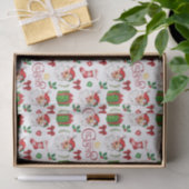 レトロサンタクリスマスティッシュペーパー 薄葉紙 (ギフト)