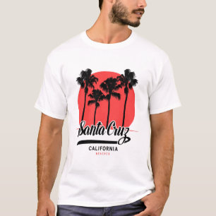 レトロサンタクルーズサンセットビベス Tシャツ