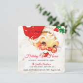 レトロサンタクロースお祝いオープンハウス シーズンカード (スタンド正面)