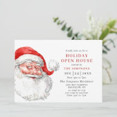 レトロサンタクロースクリスマスホリデーオープンハウス 招待状 (スタンド正面)