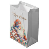 レトロサンタクロースヴィレッジ ミディアムペーパーバッグ (正面アングル)