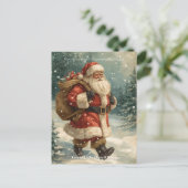 レトロサンタクロース クラシックフォト クリスマス (スタンド正面)