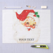 レトロサンタクロース、スイートクリスマス 薄葉紙 (クラフト)