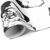 レトロサンタクロース ラッピングペーパー (ロールコーナー)