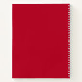 レトロサンタクロースinレッドハットクリスマス ノートブック (裏面)