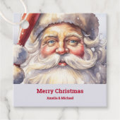 レトロサンタクロースinレッドハットクリスマス フェイバータグ (正面)