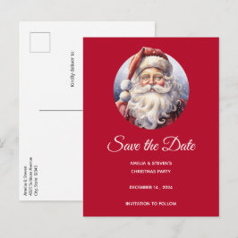 レトロサンタクロースinレッドハットクリスマス 案内ポストカード