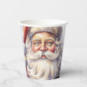 レトロサンタクロースinレッドハットクリスマス 紙コップ (正面)
