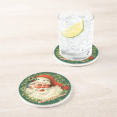 レトロサンタサンドストーンコースター コースター (側面)