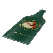 レトロサンタサークルリース カッティングボード (角)