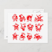 レトロサンタス シーズンポストカード (正面/裏面)