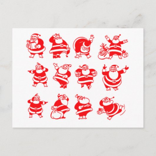 レトロサンタス シーズンポストカード (正面)