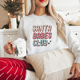 レトロサンタベスクラブクリスマス スウェットシャツ