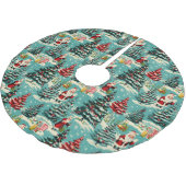 レトロサンタワンダーランド ブラッシュドポリエステルツリースカート (アングル)