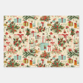 レトロサンタワンダーランド ラッピングペーパーシート (正面2)
