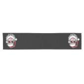 レトロサンタ吹ーとバブルクリスマス ショートテーブルランナー (横)