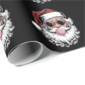 レトロサンタ吹ーとバブルクリスマス ラッピングペーパー (ロールコーナー)