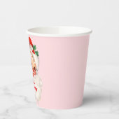 レトロサンタ誕生日 紙コップ (左)