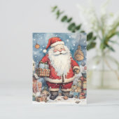 レトロサンタ・クリスマス シーズンポストカード (スタンド正面)