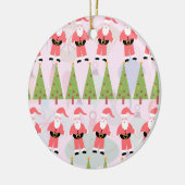 レトロサンタ セラミックオーナメント (左)