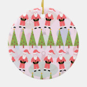 レトロサンタ セラミックオーナメント (裏面)