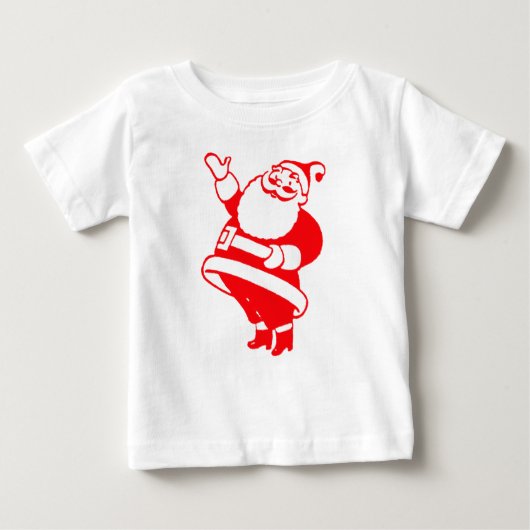 レトロサンタ ベビーTシャツ (正面)
