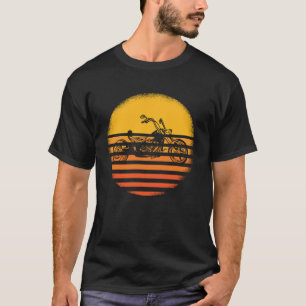 レトロサントライクドライビングプルオーバーフード付きスウェットシャツ Tシャツ