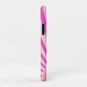 レトロサンバーストサンセットサンライズホットピンクグラデーション Case-Mate iPhoneケース (裏面/右)