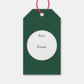 レトロサンパーソナライズされたタ ギフトタグ (裏面)