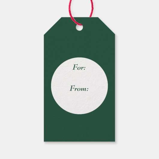 レトロサンパーソナライズされたタ ギフトタグ (裏面)