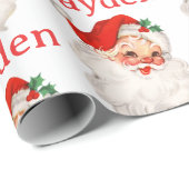 レトロサンパーソナライズされたタ ラッピングペーパー (ロールコーナー)