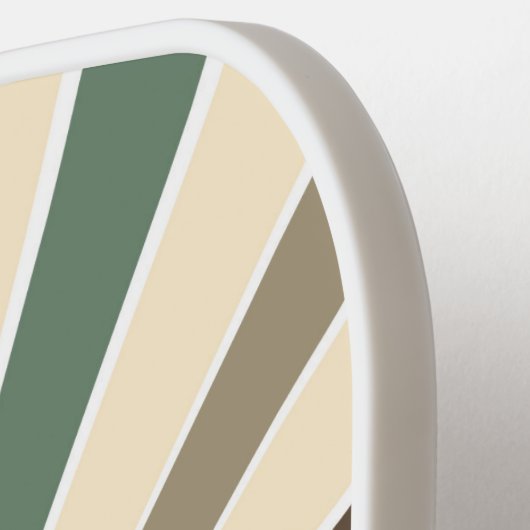 レトロサンブラウンモールツリー |初めてのクリスマス 結婚した ピックルボールラケット (左詳細)