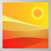 レトロサンミッドセンチュリーモダンアート抽象芸術ポスター