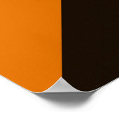 レトロサンミッドセンチュリー抽象芸術アート ポスター (角)