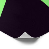 レトロサンミッドセンチュリー抽象芸術アート ポスター (角)