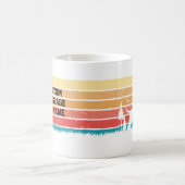 レトロサンミニチュアシュナウザーあなたのメッセージを追加 コーヒーマグカップ (中央)