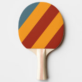 レトロサンライズオン石板ストライプはっきりした数 卓球ラケット (裏面)