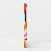 レトロサンレイズバーストサンセットオレンジミッドセンチュリー Case-Mate iPhoneケース (裏面/左)