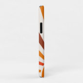 レトロサンレイズバーストサンセットオレンジミッドセンチュリー Case-Mate iPhoneケース (裏面/右)