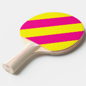 レトロサン浸しはっきりした3ストライプ個 卓球ラケット (正面アングル)